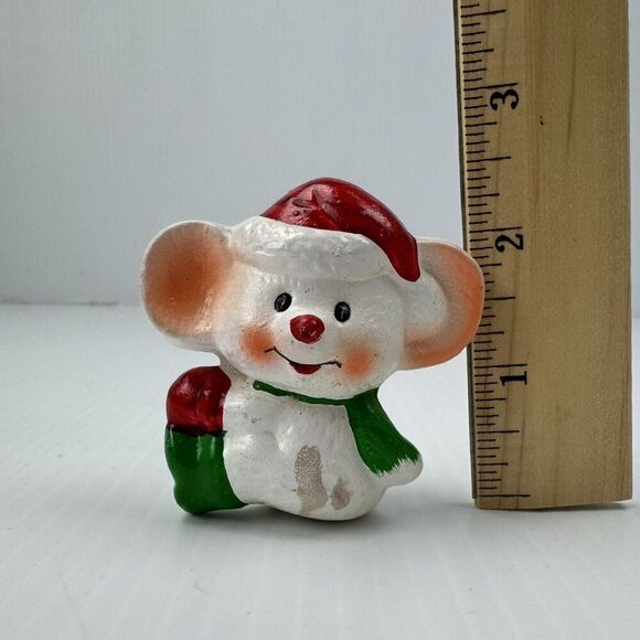 Vintage Mouse Candle Holder RUSS 2520 Christmas Mouse Mice Taper Candle - Picture 7 of 7